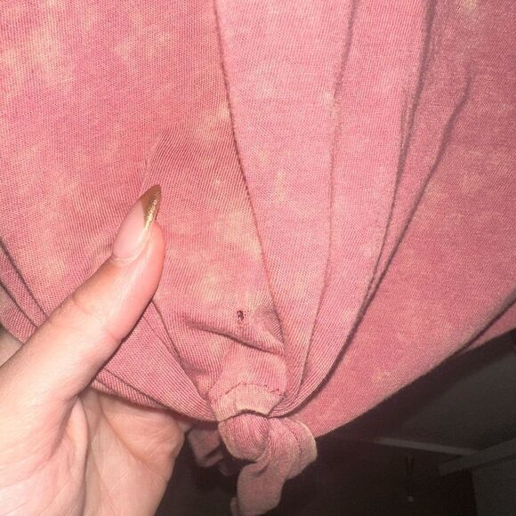 Pink Top, tie in front - Picture 6 of 6